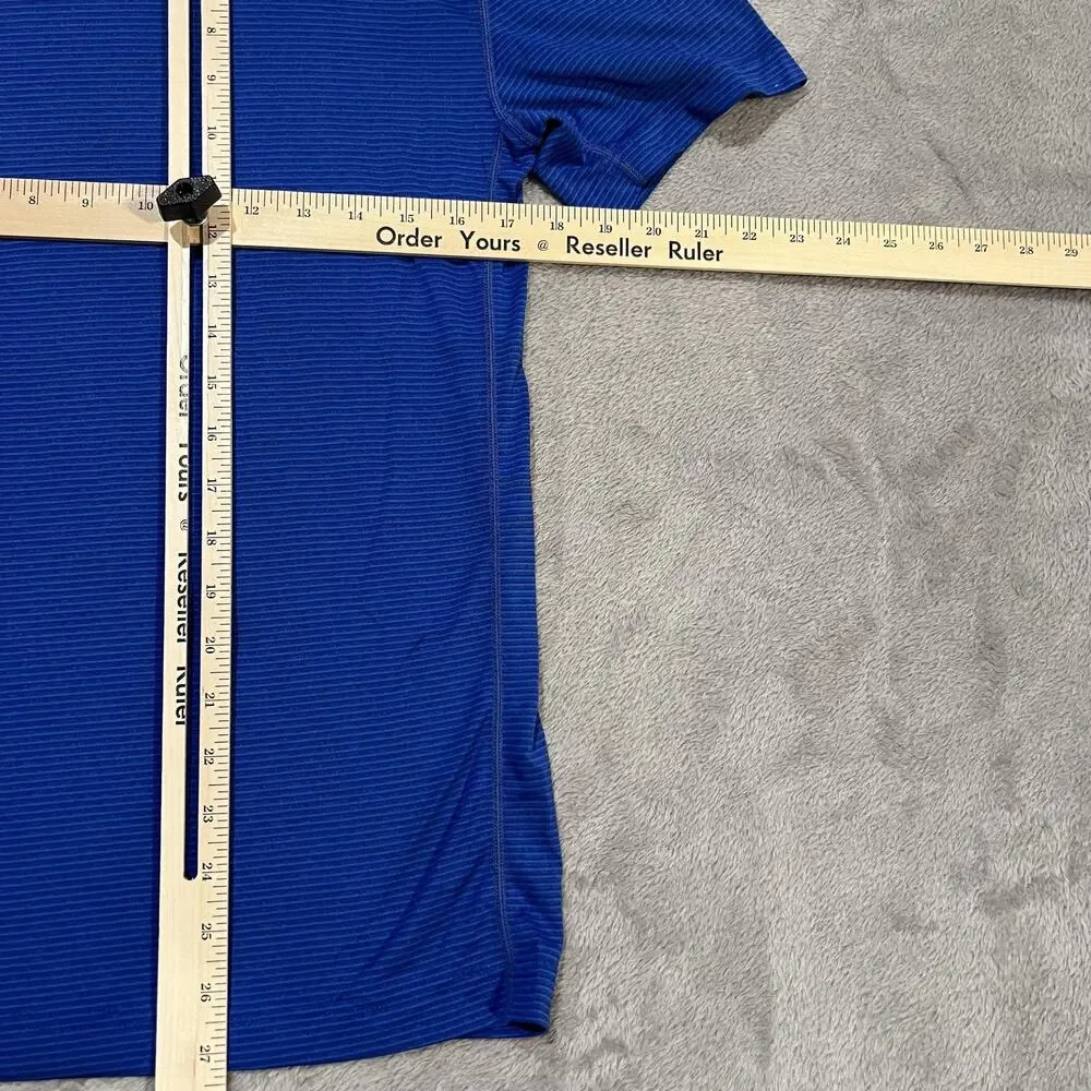 Nike Dri-FIT Shirt Tee Mens Small Blue Running Lightweight Training 586823-494